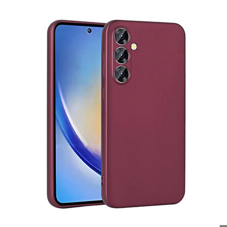 Samsung Galaxy A35 Uyumlu Kılıf Soft Flexible Matte Silicone, Ultra Esnek Ultra ince Ultra Koruyucu Pürüzsüz Mat Silikon
