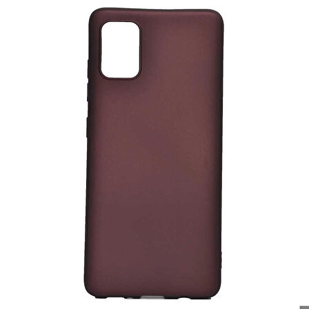 Samsung Galaxy A71 Uyumlu Kılıf Soft Flexible Matte Silicone, Ultra Esnek Ultra ince Ultra Koruyucu Pürüzsüz Mat Silikon
