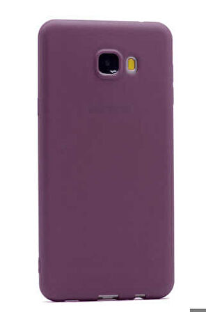 Samsung Galaxy C5 Uyumlu Kılıf Soft Flexible Matte Silicone, Ultra Esnek Ultra ince Ultra Koruyucu Pürüzsüz Mat Silikon