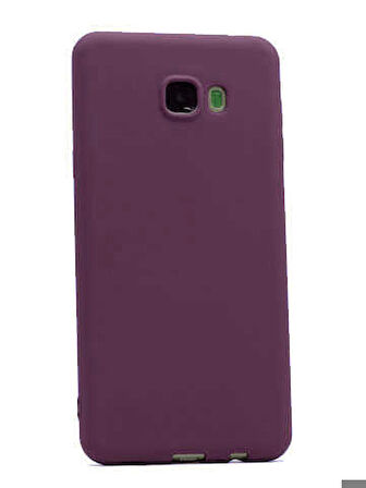 Samsung Galaxy C7 Uyumlu Kılıf Soft Flexible Matte Silicone, Ultra Esnek Ultra ince Ultra Koruyucu Pürüzsüz Mat Silikon