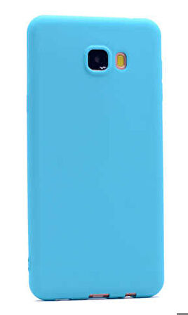 Samsung Galaxy C7 Uyumlu Kılıf Soft Flexible Matte Silicone, Ultra Esnek Ultra ince Ultra Koruyucu Pürüzsüz Mat Silikon