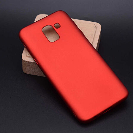 Samsung Galaxy J6 Uyumlu Kılıf Soft Flexible Matte Silicone, Ultra Esnek Ultra ince Ultra Koruyucu Pürüzsüz Mat Silikon