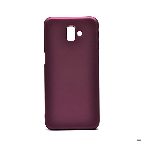 Samsung Galaxy J6 Plus Uyumlu Kılıf Soft Flexible Matte Silicone, Ultra Esnek Ultra ince Ultra Koruyucu Pürüzsüz Mat Silikon