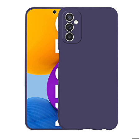 Samsung Galaxy M52 Uyumlu Kılıf Soft Flexible Matte Silicone, Ultra Esnek Ultra ince Ultra Koruyucu Pürüzsüz Mat Silikon