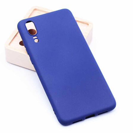 Huawei P20 Uyumlu Kılıf Soft Flexible Matte Silicone, Ultra Esnek Ultra ince Ultra Koruyucu Pürüzsüz Mat Silikon