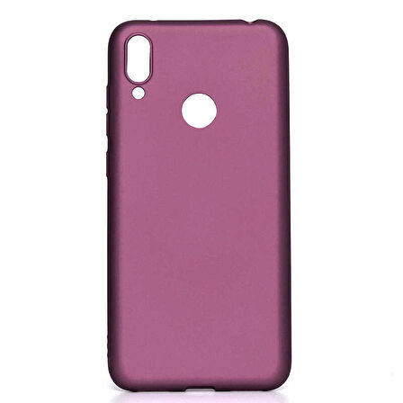 Huawei Y7 Prime 2019 Uyumlu Kılıf Soft Flexible Matte Silicone, Ultra Esnek Ultra ince Ultra Koruyucu Pürüzsüz Mat Silikon