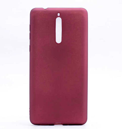 Nokia 8 Uyumlu Kılıf Soft Flexible Matte Silicone, Ultra Esnek Ultra ince Ultra Koruyucu Pürüzsüz Mat Silikon