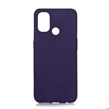 One Plus Nord N100 Uyumlu Kılıf Soft Flexible Matte Silicone, Ultra Esnek Ultra ince Ultra Koruyucu Pürüzsüz Mat Silikon