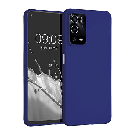 Oppo A55 4G Uyumlu Kılıf Soft Flexible Matte Silicone, Ultra Esnek Ultra ince Ultra Koruyucu Pürüzsüz Mat Silikon