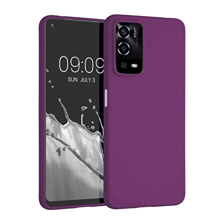 Oppo A55 4G Uyumlu Kılıf Soft Flexible Matte Silicone, Ultra Esnek Ultra ince Ultra Koruyucu Pürüzsüz Mat Silikon
