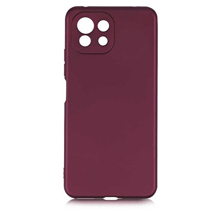 Xiaomi Mi 11 Lite Uyumlu Kılıf Soft Flexible Matte Silicone, Ultra Esnek Ultra ince Ultra Koruyucu Pürüzsüz Mat Silikon