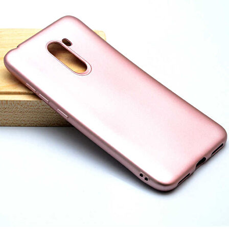 Xiaomi Pocophone F1 Uyumlu Kılıf Soft Flexible Matte Silicone, Ultra Esnek Ultra ince Ultra Koruyucu Pürüzsüz Mat Silikon