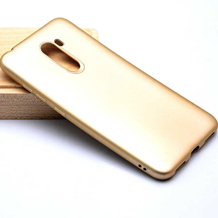 Xiaomi Pocophone F1 Uyumlu Kılıf Soft Flexible Matte Silicone, Ultra Esnek Ultra ince Ultra Koruyucu Pürüzsüz Mat Silikon