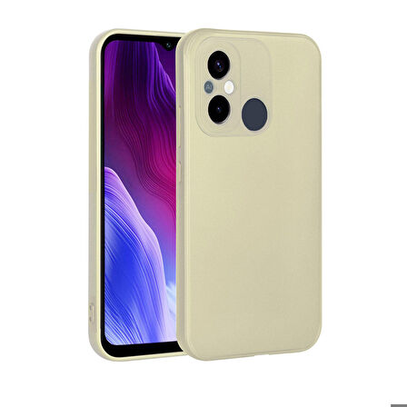 Xiaomi Redmi 12C Uyumlu Kılıf Soft Flexible Matte Silicone, Ultra Esnek Ultra ince Ultra Koruyucu Pürüzsüz Mat Silikon