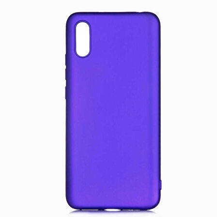 Xiaomi Redmi 9A Uyumlu Kılıf Soft Flexible Matte Silicone, Ultra Esnek Ultra ince Ultra Koruyucu Pürüzsüz Mat Silikon