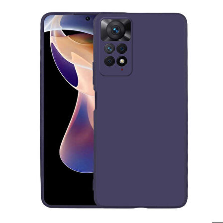 Xiaomi Redmi Note 11 Pro 5G Uyumlu Kılıf Soft Flexible Matte Silicone, Ultra Esnek Ultra ince Ultra Koruyucu Pürüzsüz Mat Silikon