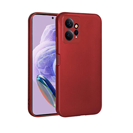 Xiaomi Redmi Note 12 4G Uyumlu Kılıf Soft Flexible Matte Silicone, Ultra Esnek Ultra ince Ultra Koruyucu Pürüzsüz Mat Silikon