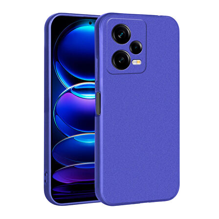 Xiaomi Redmi Note 12 Pro 5G Uyumlu Kılıf Soft Flexible Matte Silicone, Ultra Esnek Ultra ince Ultra Koruyucu Pürüzsüz Mat Silikon