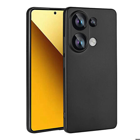 Xiaomi Redmi Note 13 Pro 4G Uyumlu Kılıf Soft Flexible Matte Silicone, Ultra Esnek Ultra ince Ultra Koruyucu Pürüzsüz Mat Silikon
