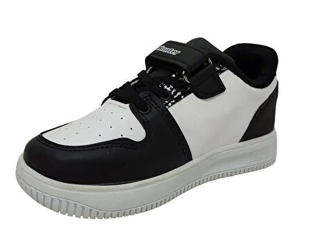 NEW HUNTER 233 Filet Ünisex Çocuk Sneaker Ayakkabı SİYAH-BEYAZ