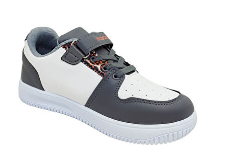 NEW HUNTER 233 Filet Ünisex Çocuk Sneaker Ayakkabı FÜME_ORANJ