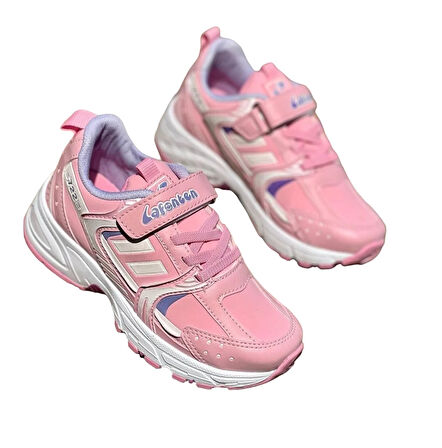 LAFONTEN 722 Filet Kız Çocuk Sneaker Koşu Ayakkabı PEMBE_LİLA