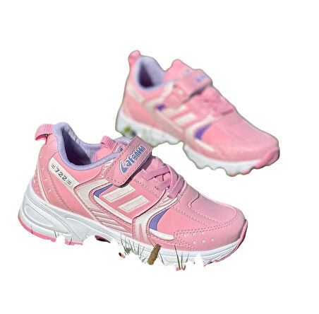 LAFONTEN 722 Filet Kız Çocuk Sneaker Koşu Ayakkabı PEMBE_LİLA