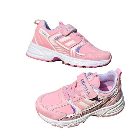 LAFONTEN 722 Filet Kız Çocuk Sneaker Koşu Ayakkabı PEMBE_LİLA