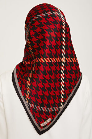 Armine Nostalji Serisi İpek Twill Eşarp 9000D-35