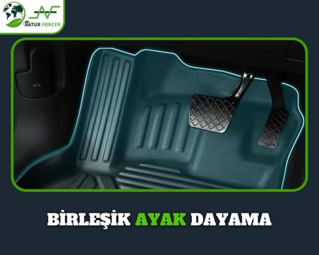 Ford Courier 2024 Sonrası Birebir Uyumlu Araca Özel 4D Havuzlu Oto Paspas Mars