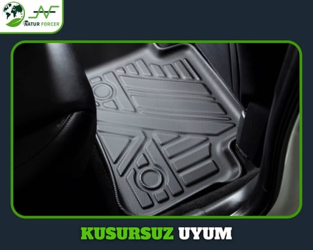 Seat Leon 2012-2020 Birebir Uyumlu Araca Özel 4D Havuzlu Oto Paspas Mars