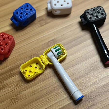 Şarjlı Diş Fırçası Seyahat & Koruma Başlığı 2'li Paket 