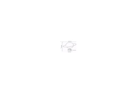 Neon Işıklı Satürn Lamba Pil+usb Mz-503