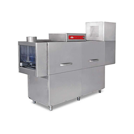 Empero EMP.2000-SAG-R Konveyörlü Bulaşık Yıkama Makinesi - 2000 tabak/saat - kurutmalı - sağ girişli
