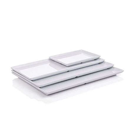 Gmb Nazen AB-27 Termoset Kırılmaz-Elegant Baton Tabak 1-13x18 cm 72 Adet