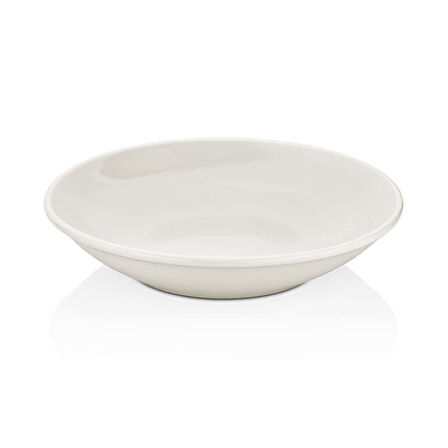 By Bone FL-25-CK Gastro 25 CM ÇUKUR TABAK 1300 cc-beyaz porselen 6 Adet