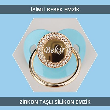 Sahi Aksesuar İsimli Bebek Silikon Emzik (0-6 Ay Yeni Doğan) sahi_0764