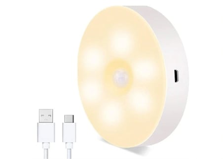 Hareket Sensörlü Usb Şarjlı Led Işık Lamba