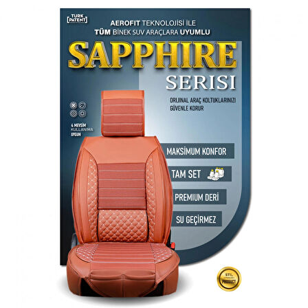 
Bmw 5 Serisi 520 Lüx Deri Oto Koltuk Kılıfı Ön Arka Takım Safir TARÇIN