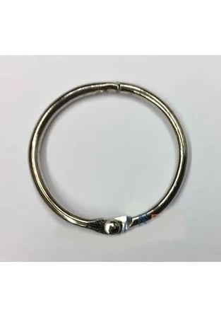 Kilitli Yuvarlak Halka, 2cm - 100 Adet