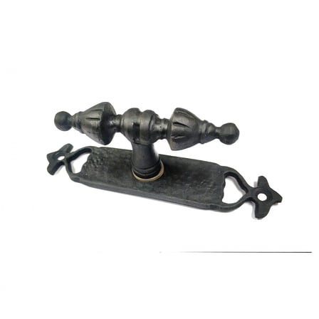 Antika Tarz Dekoratif Pirinç Burma Pencere Kolu - 152x32 Mm, Oksit