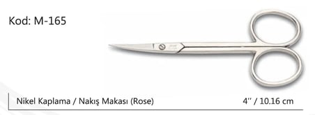 Europe Nakış Makası Süper Kalite No:4 10,16 Cm
