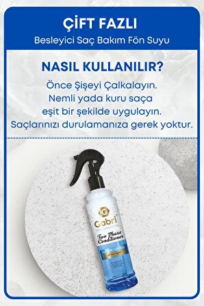 Çift Fazlı Saç Bakım Fön Suyu 400 ml - Saç Dökülmesi Önleyici, Besleyici, Koruyucu Etki