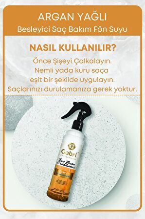 Argan Yağlı Besleyici Onarıcı Saç Bakım Spreyi Fön Suyu 400 ml