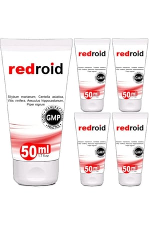 Redroid 5'li Paket Rahatlatıcı Masaj Kremi 50 ml Tüm Vücut