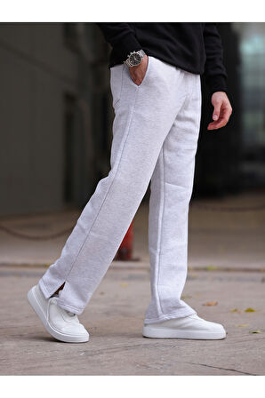 Kalın İçi Pamuklu Paça Detaylı Rahat Eşofman