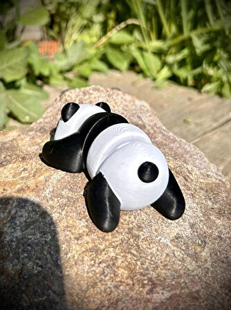 Panda Oyuncak - Ormanın Sevimli Dev Yaratığı! 🐼🎋 3d Hareketli Organik Model- Orta Boy