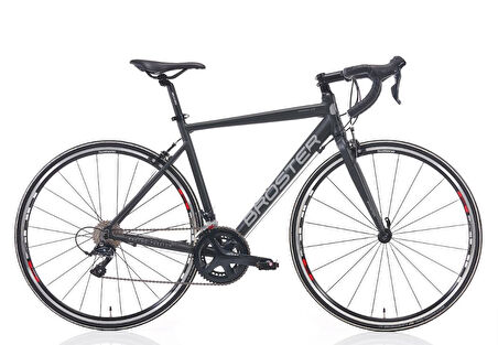Broster Speeday 2.0 Sora Setli 52Cm Mat Siyah Gri Yol Yarış Bisikleti