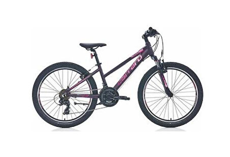 Carraro Force 401 21 Vites Mat Siyah Fuşya Kız Çocuk Dağ Bisikleti