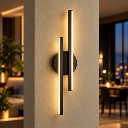 PARS Şarjlı Modern LED Duvar Apliği Günışığı Taşınabilir Usb